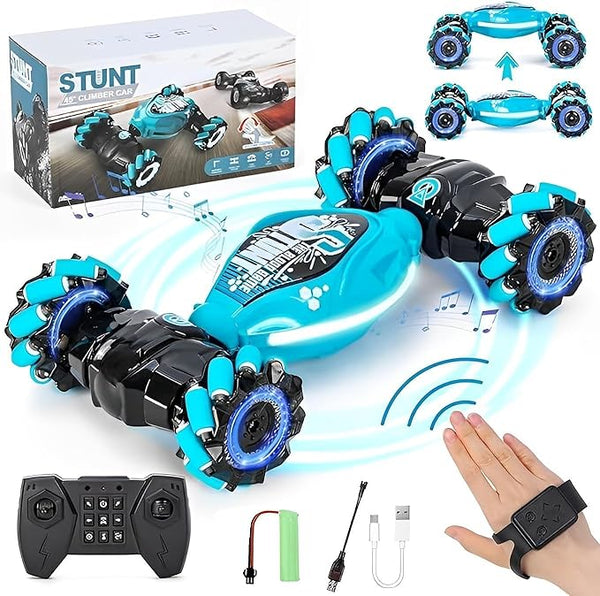 Gesture RC Car Large 1:14 Scale Remote Control Car for Boys Adults,Hand Controlled RC Car RC Stunt Car 360 Flips with Lights Music
